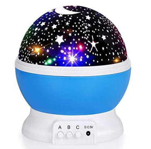 LED Galaxy Lamp 360° Rotating Nebula Effect Starry Sky Projector E27 for Kids Bedroom Decor Birthday Gifts