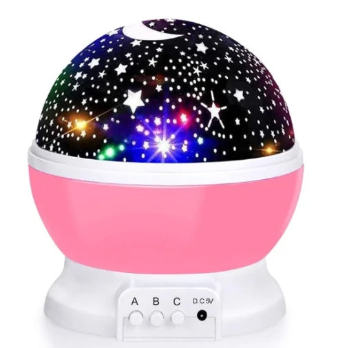 LED Galaxy Lamp 360° Rotating Nebula Effect Starry Sky Projector E27 for Kids Bedroom Decor Birthday Gifts