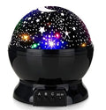 LED Galaxy Lamp 360° Rotating Nebula Effect Starry Sky Projector E27 for Kids Bedroom Decor Birthday Gifts