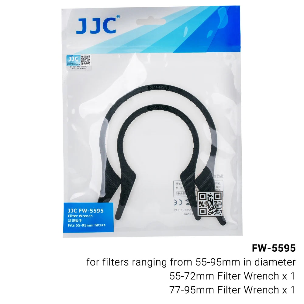 JJC Camera Lens Filter Wrench Removal Tool Kit, 37-52mm 55-72mm 77-95mm MCUV UV CPL ND Filter for Canon Nikon Sony Accessories