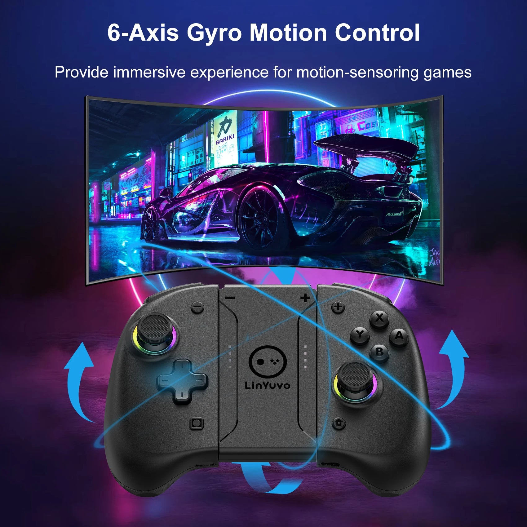 Bluetooth Controller For Nintendo Switch & OLED & Lite