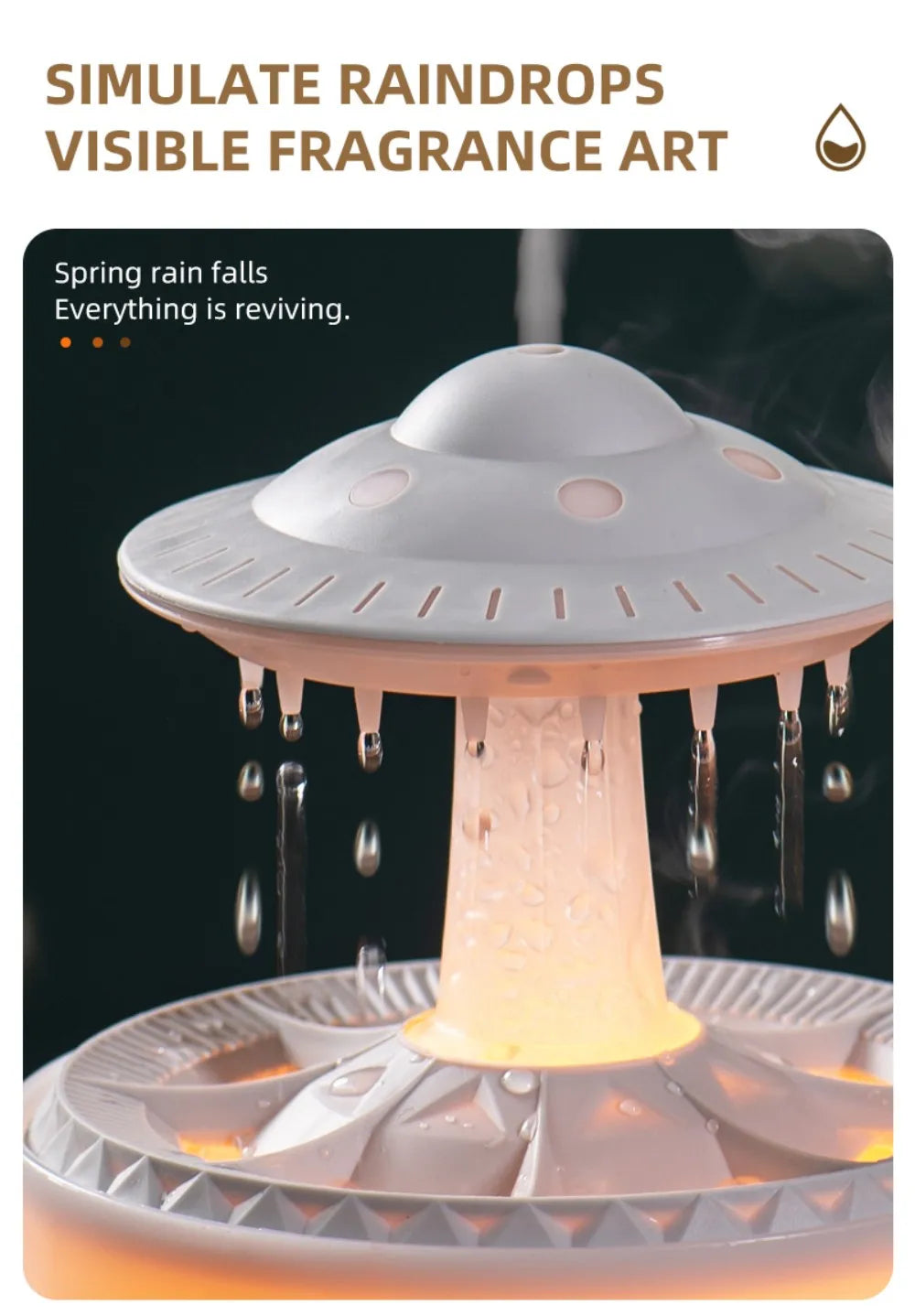 UFO Umbrella Essential Oils Diffuser  Humidifier