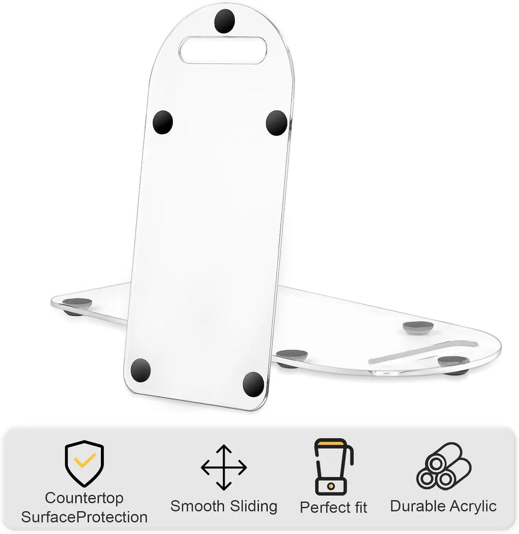 Slider Mat for Ninja SLUSHi FS301, Acrylic Sliding Pad Compatible with Keurig, Ninja Coffee Maker etc .