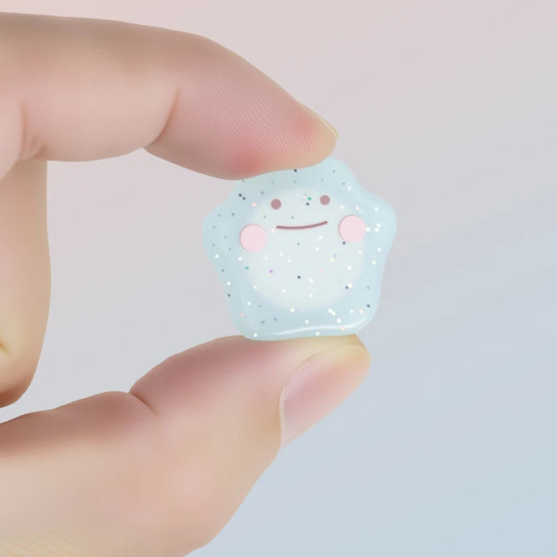 Cute Bling Silicone Soft D-pad Button ABXY Key Sticker Skin Case For Switch 2/NS Oled Joy-con Thumb Stick Grip Cap Cover