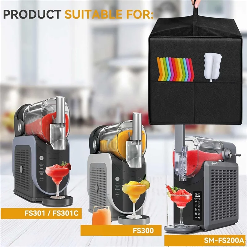 HRBAJ-Slushie Machine Dust Cover For Ninja Slushi FS301C/FS301/FS300/FS299 Heat-Resistant Waterproof Bag