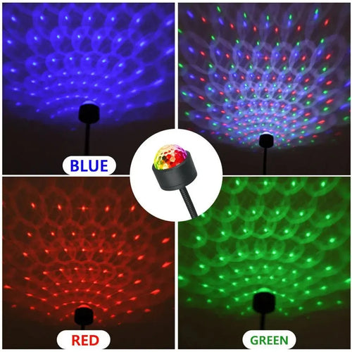 Car Roof Star Night Light Projector Atmosphere Galaxy