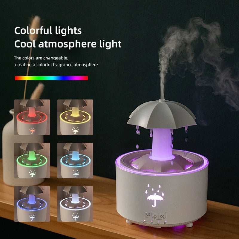 Room Umbrella Humidifiers Rotating Water Rain
