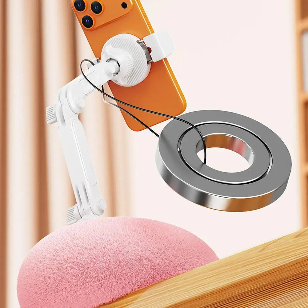 Plush Pillow Mobile Phone / Tablet Holder Desktop Stand Adjustable Length