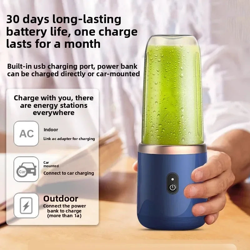 Portable Fruit Juice Blenders  Personal Electric Mini Bottle