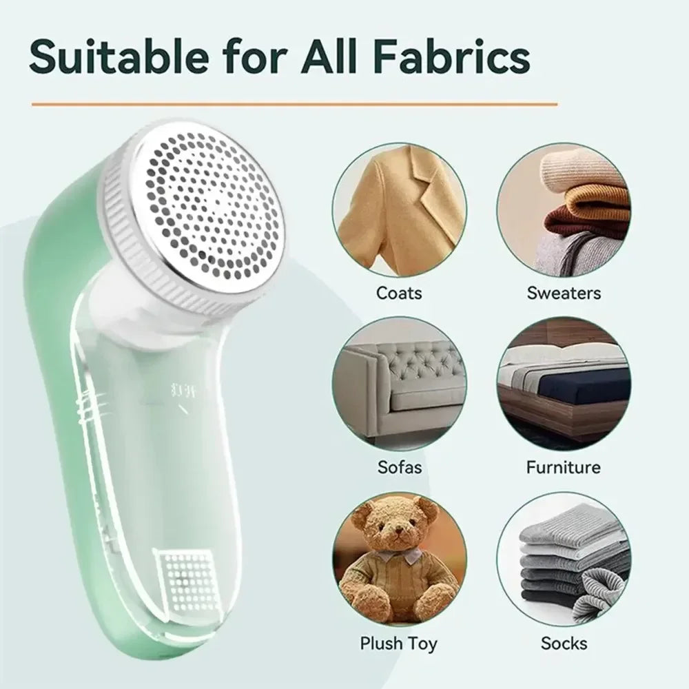 Electric Lint Remover for Clothes,Portable Pet Hair Remover,Efficient Cat Dog Hair Cleaning Brush Roller forClothing and HomeUse