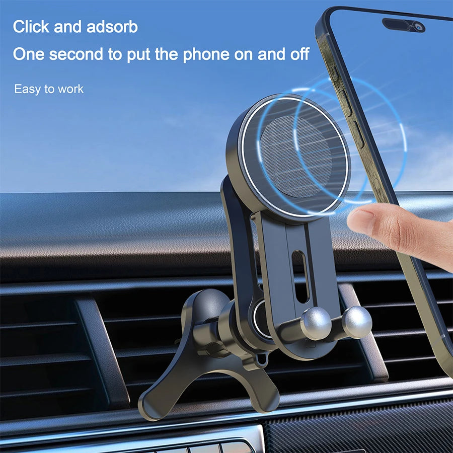 Magnetic Phone Mount for Car Compatible for Magsafe Car Mount,