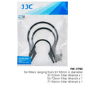 JJC Camera Lens Filter Wrench Removal Tool Kit, 37-52mm 55-72mm 77-95mm MCUV UV CPL ND Filter for Canon Nikon Sony Accessories