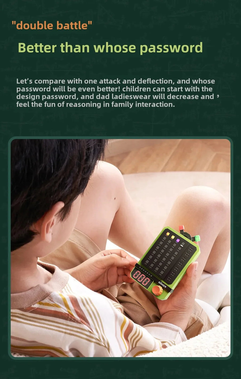 English Version Giiker Super Decoder Machine Board Game Logical Thinking Reasoning Children Game Birthday Gift 600+ Levels
