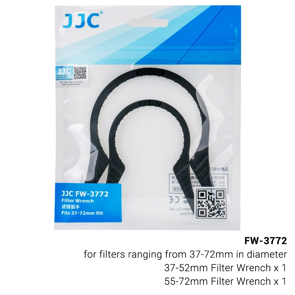 JJC Camera Lens Filter Wrench Removal Tool Kit, 37-52mm 55-72mm 77-95mm MCUV UV CPL ND Filter for Canon Nikon Sony Accessories