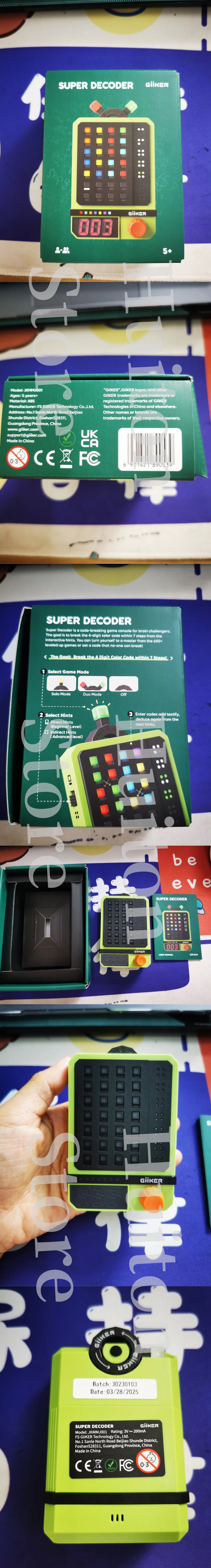 English Version Giiker Super Decoder Machine Board Game Logical Thinking Reasoning Children Game Birthday Gift 600+ Levels