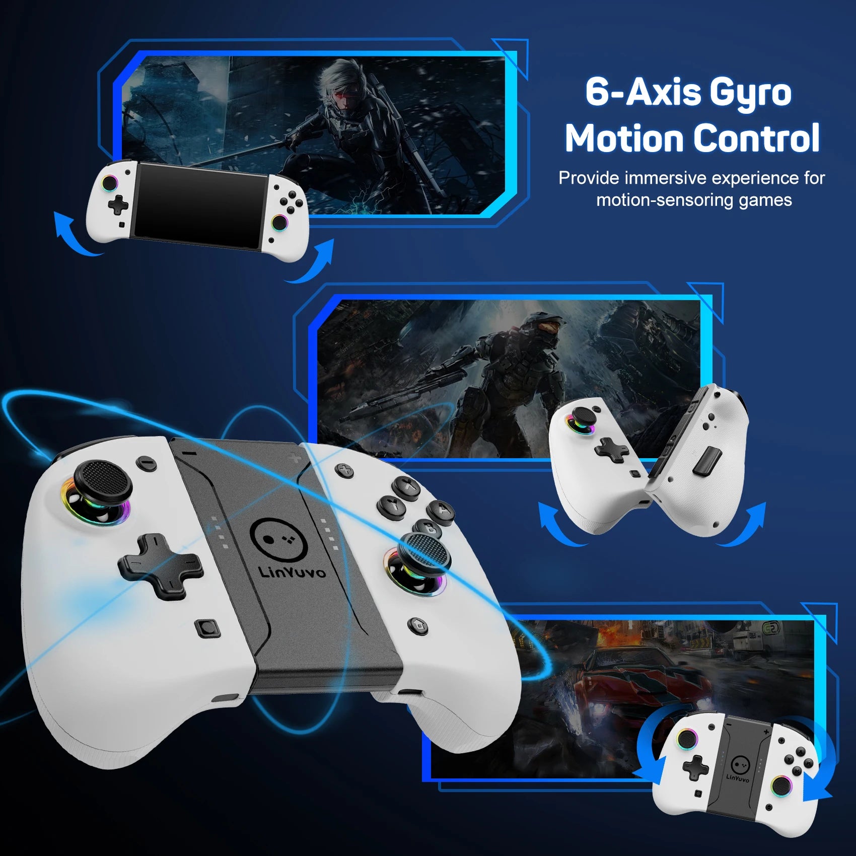 Bluetooth Controller For Nintendo Switch & OLED & Lite