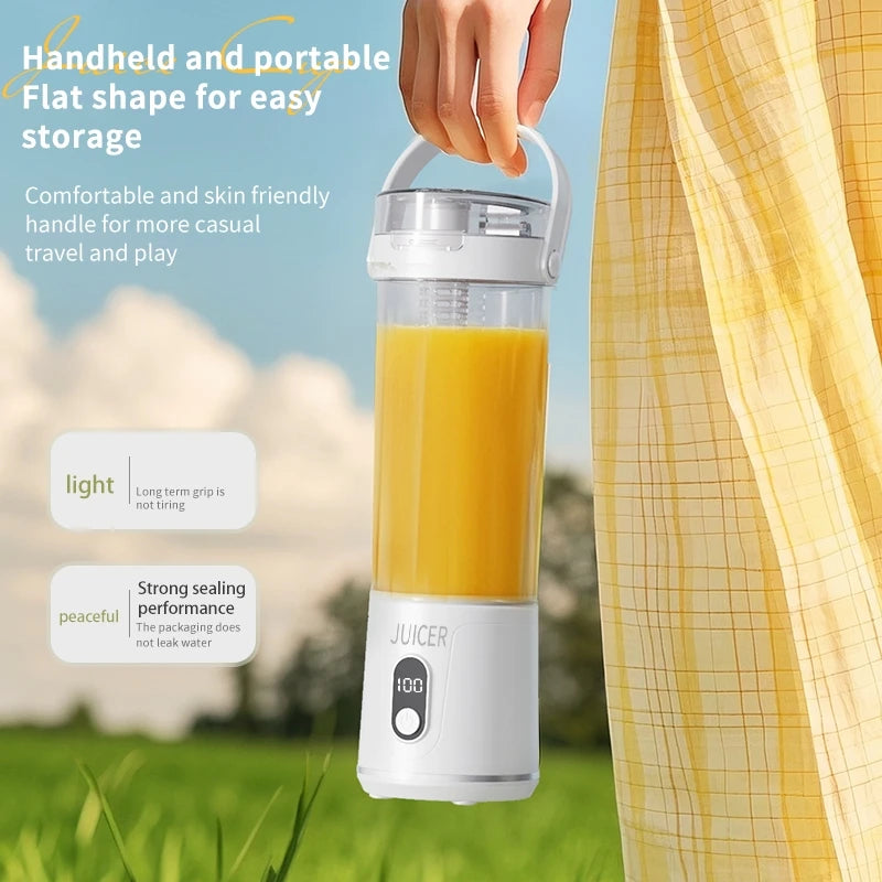 Portable Blender Cup, Electric Juicer Blender for Milkshakes and Smoothies