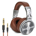 Professional Studio DJ Headphones With Microphone Over Ear