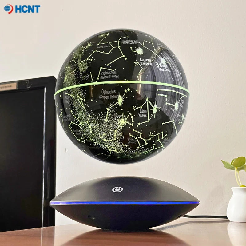 Levitating Moon Galaxy Lamp 8 Colors Galaxy Lamp Floating and Spinning in Air Freely for Room Office Decor Creative Lamp Gift