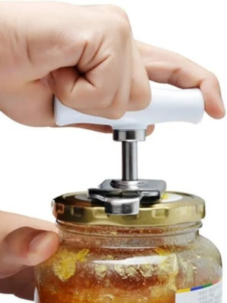 Jar Opener Lid Gripper Manual Tool Effortless Opening Jars Easy Adjustable Large Remover for Kitchen Glass Jar Wrench Twist Grip