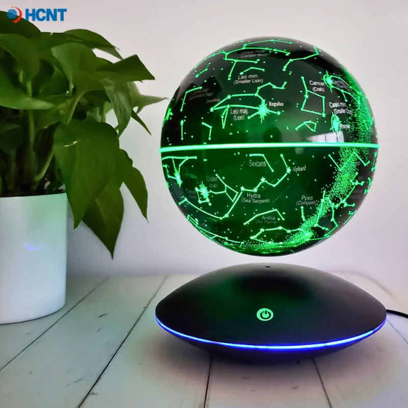 Levitating Moon Galaxy Lamp 8 Colors Galaxy Lamp Floating and Spinning in Air Freely for Room Office Decor Creative Lamp Gift