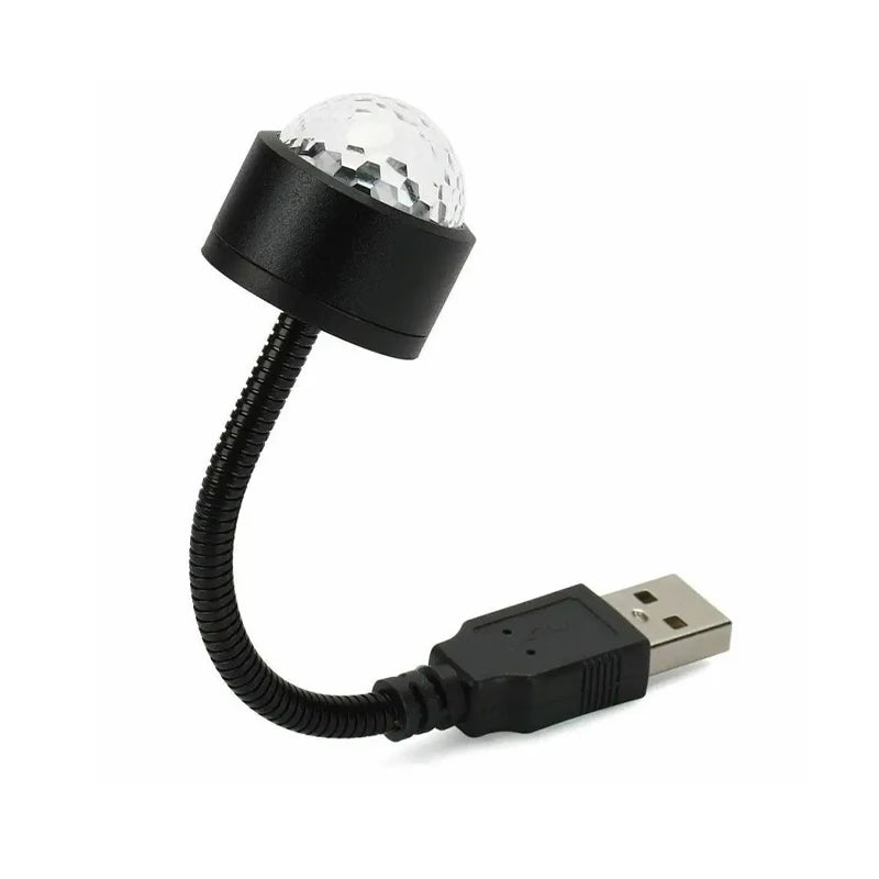 LED Car Roof Star Night Light Projector Atmosphere Galaxy Lamp USB Decorative Adjustable For Auto Roof Room Ceiling Decor