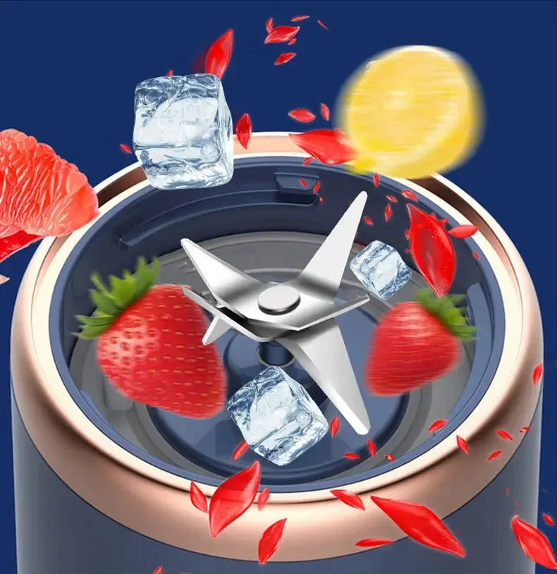 Portable Fruit Juice Blenders  Personal Electric Mini Bottle
