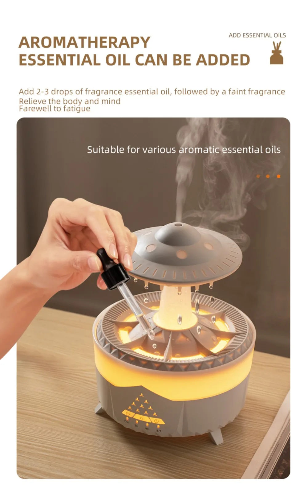 UFO Umbrella Essential Oils Diffuser  Humidifier
