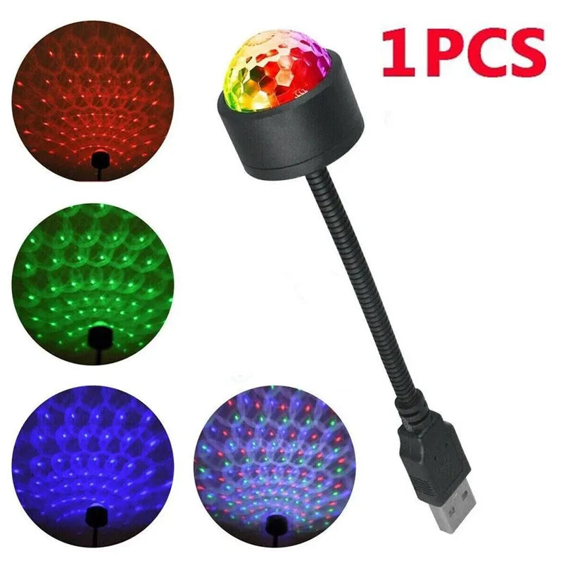 Car Roof Star Night Light Projector Atmosphere Galaxy