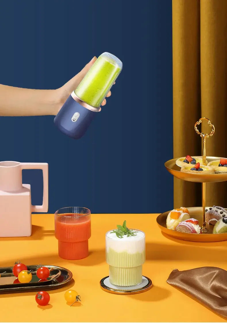 Portable Fruit Juice Blenders  Personal Electric Mini Bottle
