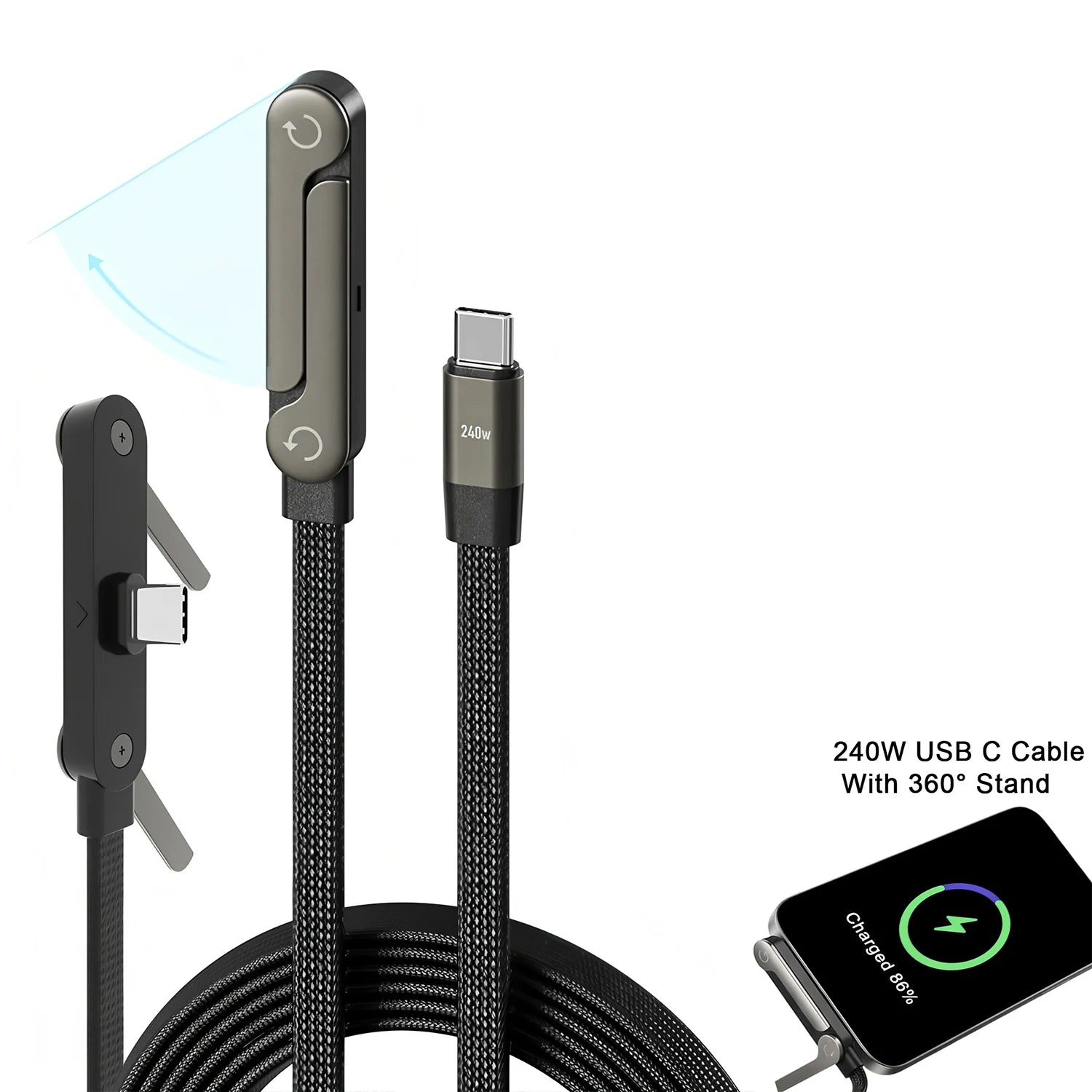 Charger Charging Cable Stand