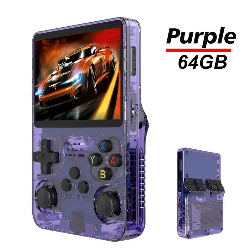 Original Arkos System R36S Retro Game Console Handheld 3.5" Consolas R36 S Portable Pocket Video Player 64GB 128GB Kid Gift