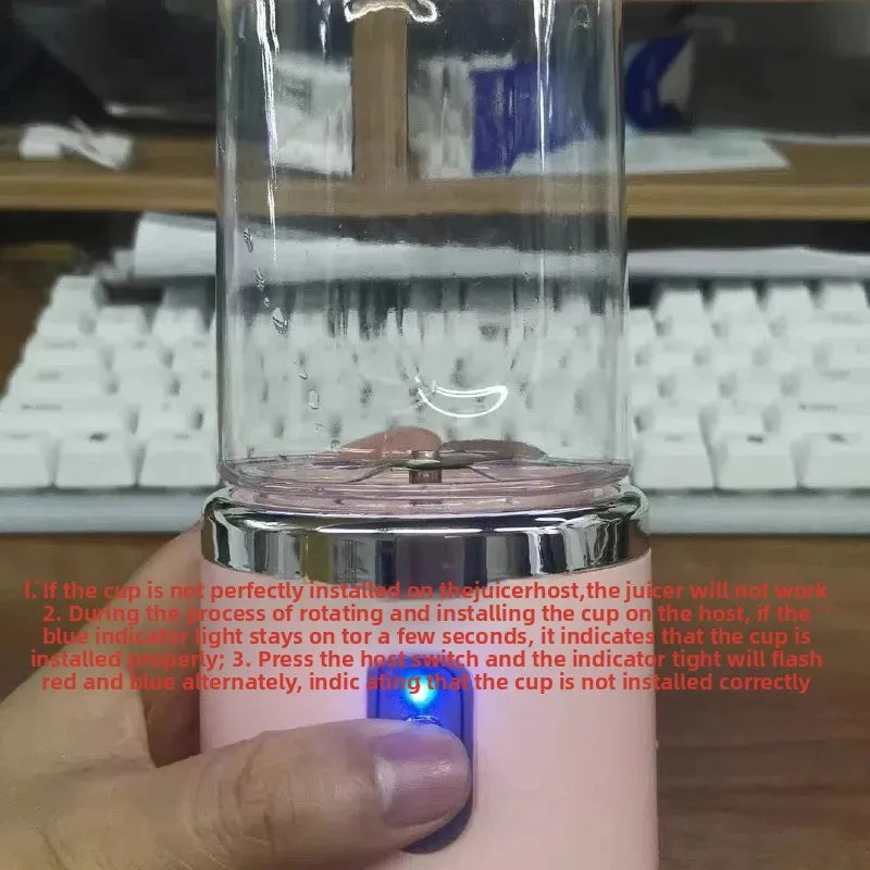 Portable Blender Bottle Electric Fresh Juice Smoothie Blender