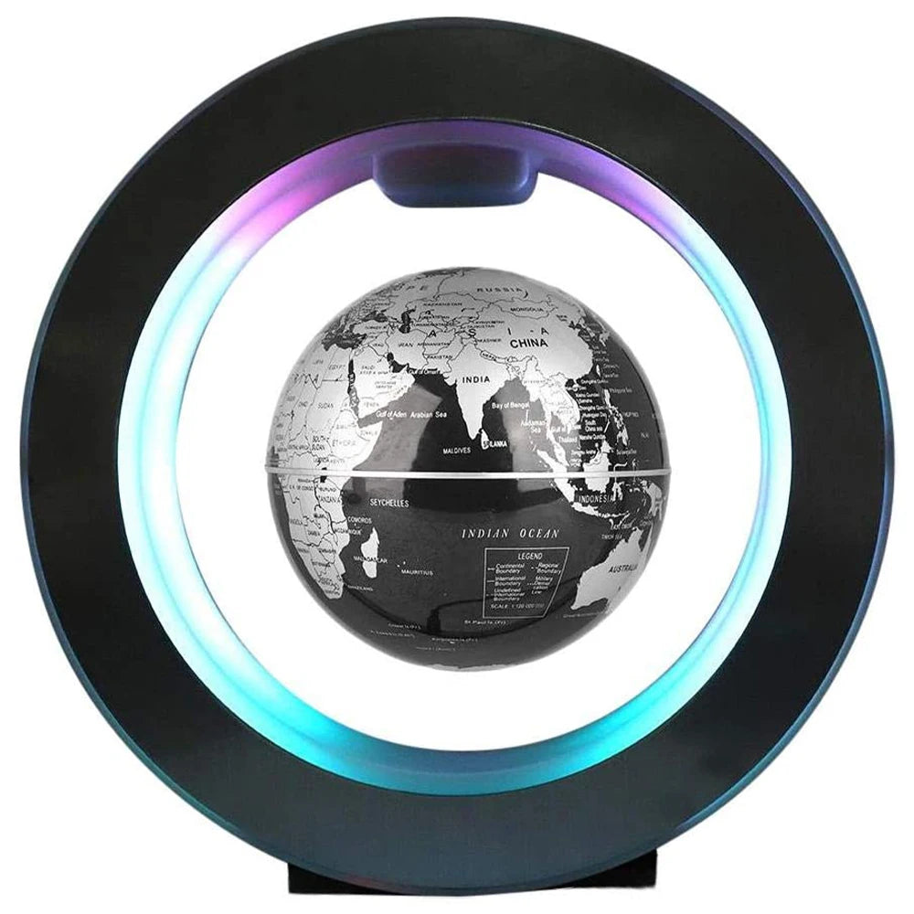 Levitating Lamp Magnetic Levitation Globe LED Rotating Globe Lights Bedside Lights Home Novelty Floating Lamp New Year Gifts