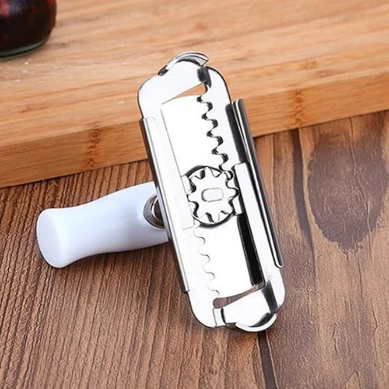 Jar Opener Lid Gripper Manual Tool Effortless Opening Jars Easy Adjustable Large Remover for Kitchen Glass Jar Wrench Twist Grip