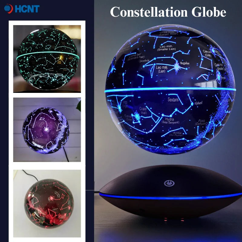 Levitating Moon Galaxy Lamp 8 Colors Galaxy Lamp Floating and Spinning in Air Freely for Room Office Decor Creative Lamp Gift