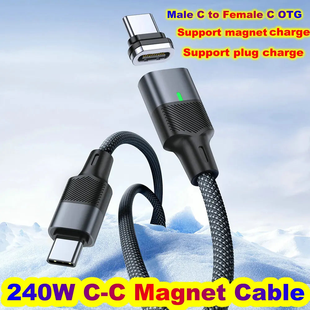 USB Type C Flat Charger Charging Cable C Kick Cable Stand Invisible Support Foldable Phone Holder 240W Charge Bracket For iPhone