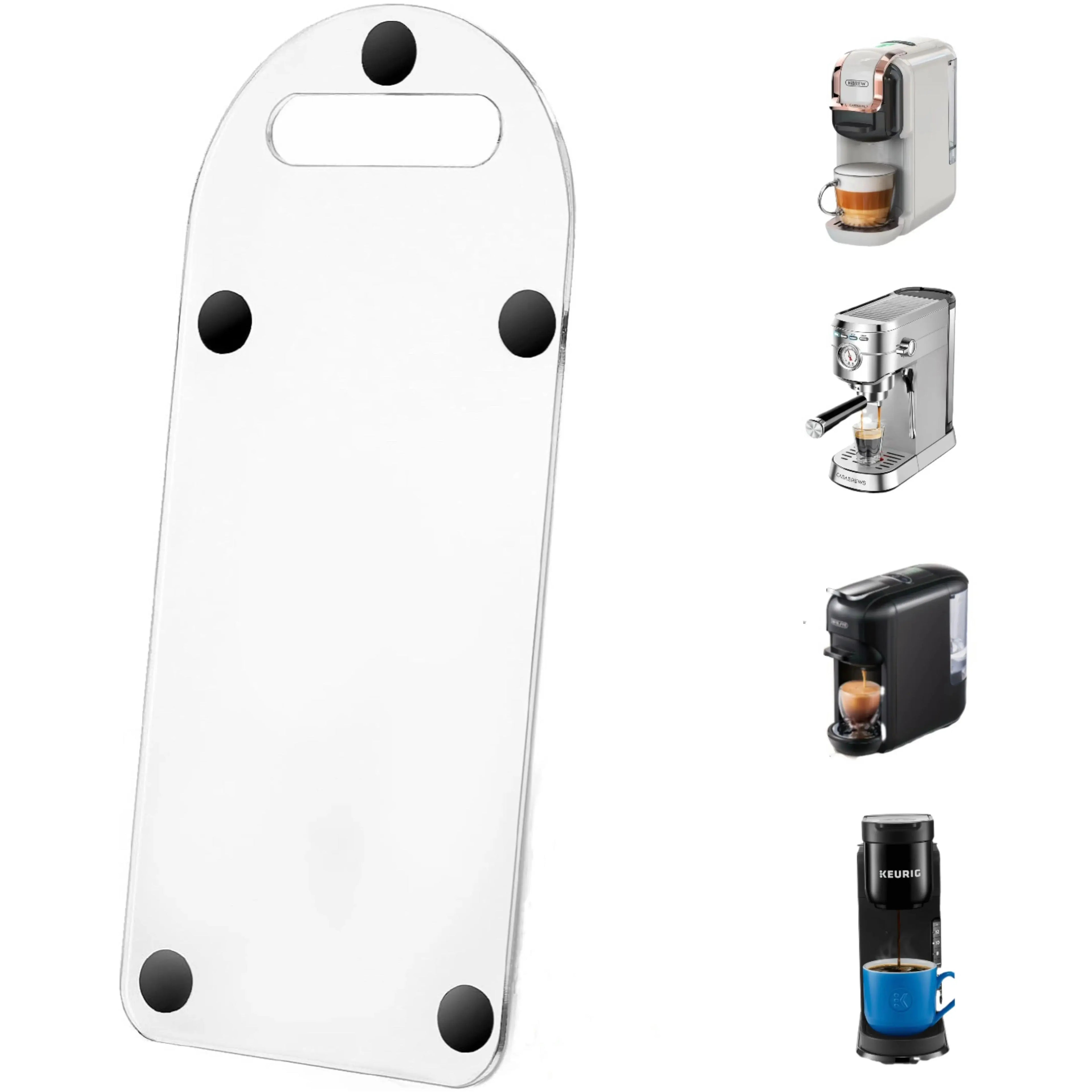 Slider Mat for Ninja SLUSHi FS301, Acrylic Sliding Pad Compatible with Keurig, Ninja Coffee Maker etc .