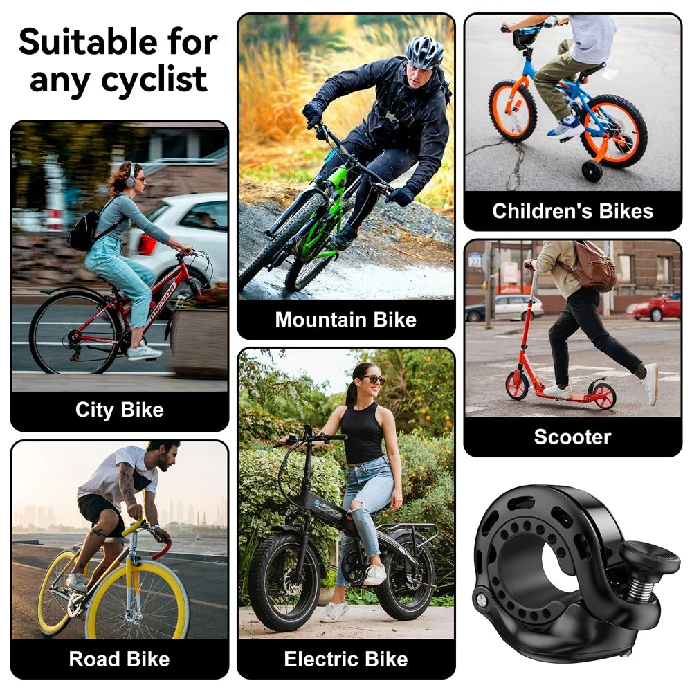 For AirTag Protective Holder Bicycle Bell Hidden Waterproof for Air tag Case Mountain Bike Suitable for 22-31.8mm Handlebars