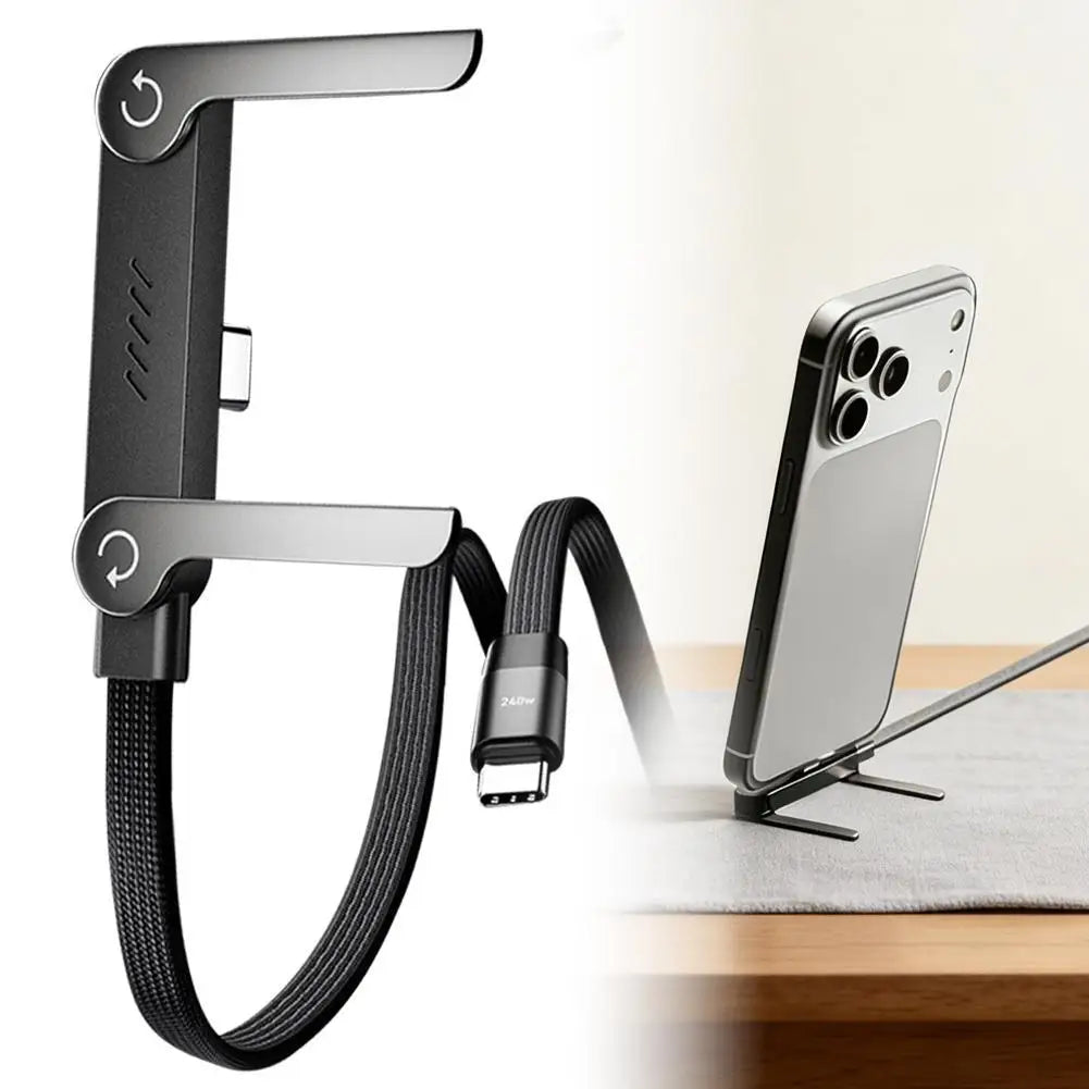 Chargestand 2-in-1 Cable,Holder Charger with Stand Charging Cables