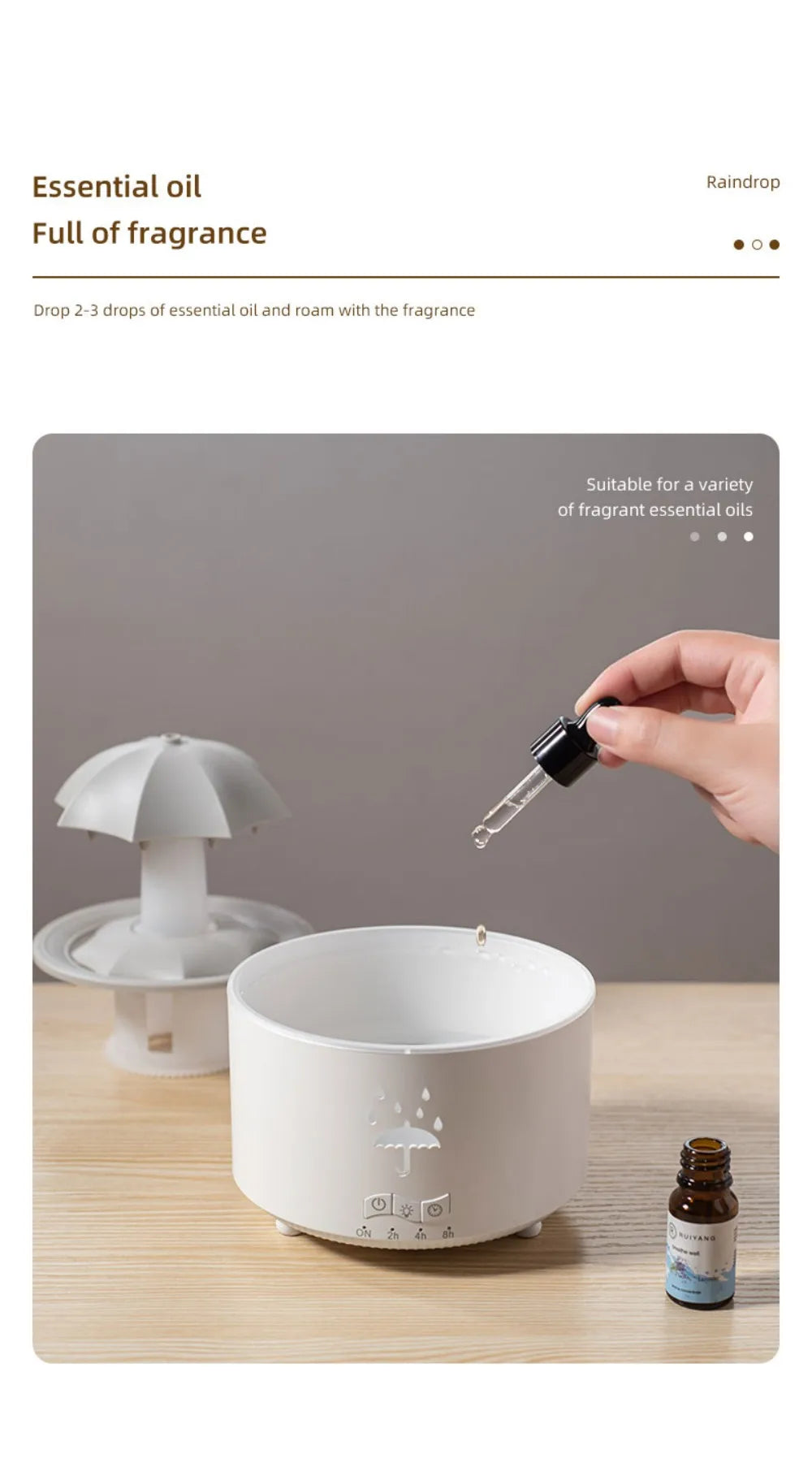 UFO Umbrella Essential Oils Diffuser  Humidifier