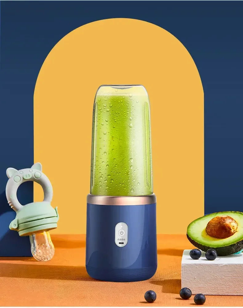Portable Fruit Juice Blenders  Personal Electric Mini Bottle