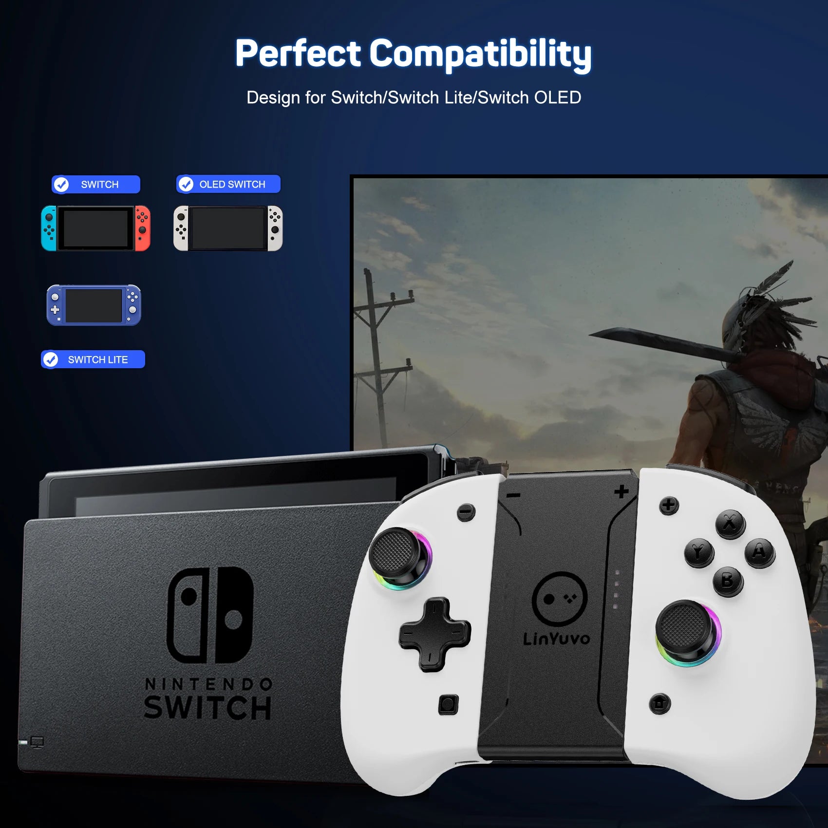 Bluetooth Controller For Nintendo Switch & OLED & Lite
