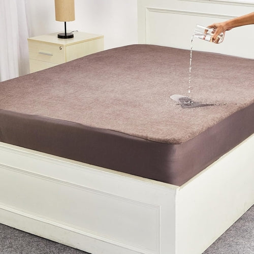 Water Resistant King Mattress Protector Grey